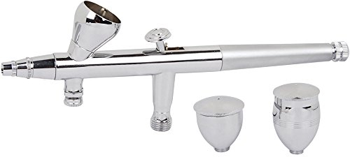 Fengda Profi Gravity Double Action Airbrush Pistole für Kunst Tattoo Nailart Make up Handwerk Kuchen Spray Modellbau Tool mit Airbrush Reinigung Set