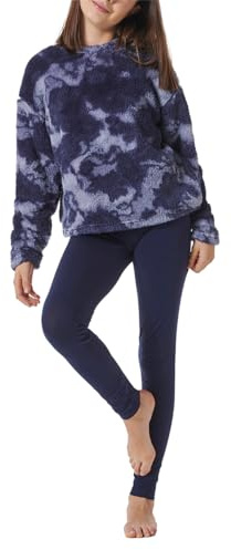 Schiesser Mädchen Schlafanzug Set Pyjama Warme Qualitäten Frottee - Fleece - Sweat - Größe 140 Bis 176 Pyjamaset