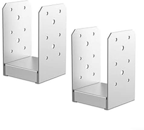 Feegow 4x 4 Post Base,Stainless Steel Adjustable Post Anchor Bracket,Adjustable Post Base for Pavilion Deck Porch Handrail Railing Support Decorative Anchor Plate