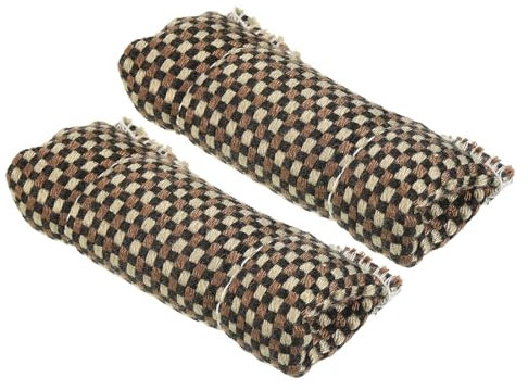 PATIKIL Billiard Cue Cleaner, 2 Pack Pool Shaft Cleaner Cloth Snooker Shaft Burnisher Cleaning Tool Towel Cloth for Billiards Cue Cleaning, Brown