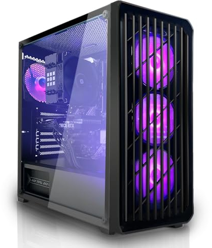 SYSTEMTREFF PC Gamer High-End AMD Ryzen 9 9950X 16x5.7GHz | Nvidia RTX 4070 12GB | 1To M.2 NVMe | 32Go DDR5 RAM | Windows 11 | Ordinateur de Bureau WLAN pour Les Joueurs, Les Gamers & Streamer