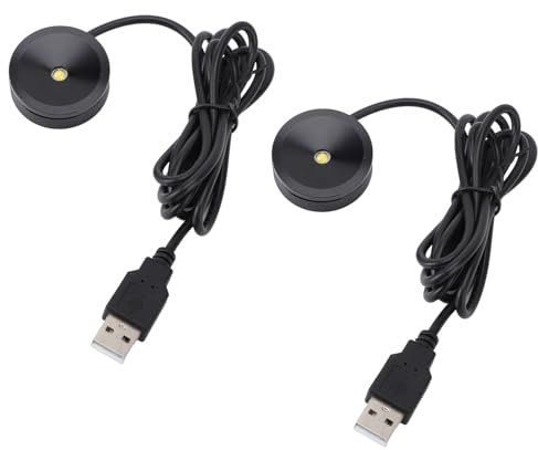 2 Stück LED-Strahler, USB-betriebene Bilderleuchten mit 4,3 Fuß, Schmuck-Display-Leuchten, Innen-Bildleuchten, Kunstleuchten, Modell-Display-Leuchten (weißes Licht)