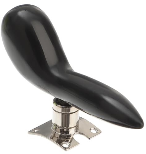 Yardwe Fagott Handstütze Satz aus Abs und Metall für Bassoon mit Stabilem Halt und Ergonomischem Armschutz in Schwarz für Komfortables Spielen
