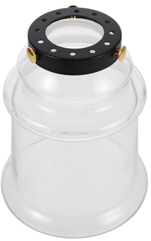 GLEAVI Abat-jour cloche en verre transparent de remplacement pour luminaires suspendus, caches d'éclairage vintage, idéal pour les espaces commerciaux et la décoration intérieure