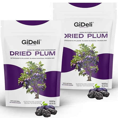 GiDeli Prugne secche 2 kg senza pietra Senza zucchero dal Cile