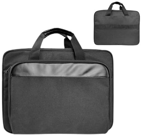 Laptoptasche Für Herren | Laptoptasche Mit Hoher Kapazität Gepolsterte Tasche Mobile Drucker Mit Schultergurt Und Trolley, Geschäftsreisen, Büroarbeit