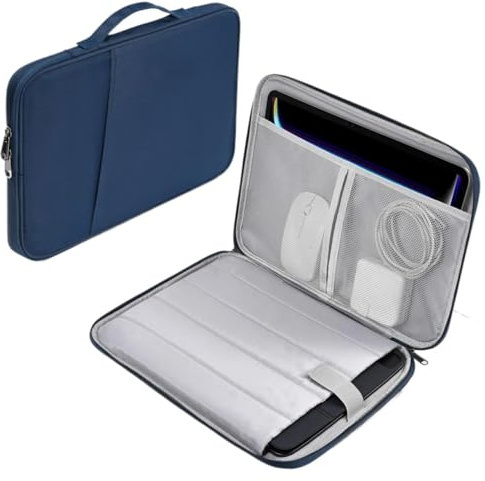 MEFEPLPBZC Funda portátil for tableta, bolsa adecuada for Xiaomi Redmi Pad 2 Pro, funda de lona impermeable de 12,1 pulgadas 2025(Dark Blue)