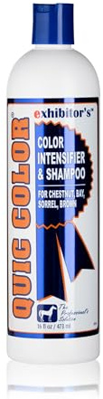 Exhibitor's Quic Color Shampoo Intensifier for Chestnut, Bay, Sorrel, Brown Colored Coats 16oz