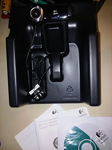 Logitech - Cámara web Quickcam Pro 9000 Carl Zeiss Optics con enfoque automático de 8 megapíxeles negro Categoría de producto: equipo audiovisual/cámaras y accesorios
