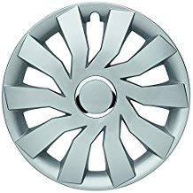 Albrecht 15 Zoll Radkappen silber für Stahlfelgen - Cliff Radzierblenden aus hochwertigem Kunststoff - Langlebige Radblenden in originaler Albrecht Verpackung - Made in EU