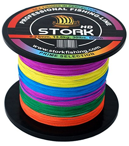 Stork HD, 4-Fach geflochtene Angelschnur 600m
