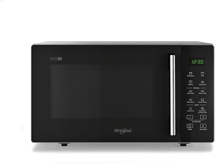 Whirlpool Mikrowelle MWP 254 SB/Freistehend/ 25 Liter/Schwarz/Quarz-Grill/Jet-Start
