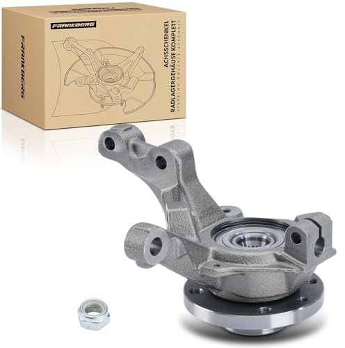 Frankberg Fusée d'Essieu Suspension de Roue Essieu Avant Gauche | Compatible avec Clio II BB CB 1.1L-1.9L 1998-2016 Clio II Camionnette/Hayon SB0/1/2 1.5L 2001-Aujourd'hui