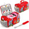 Tragetasche für Toniebox Starter Set - Aufbewahrungstasche, Tragebox und Reisetasche für Audio Player und Zubehör (Rot)