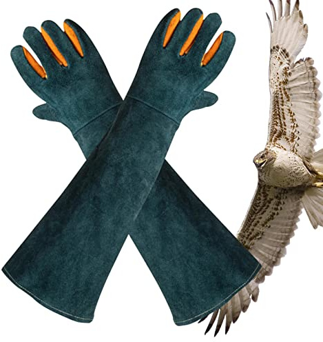 Youngwier Beißhandschuhe Für Hunde - Verstärktes Leder Beißband Hundetraining Für Große Hunde, Bissfeste Handschuhe Für Den Umgang Mit Tieren, Tierpflegezubehör, Pannen- Und Kratzfeste Hundebisshülle