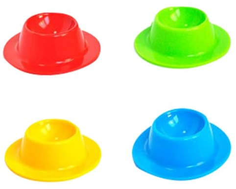 Soulnioi Juego de 4 soportes para huevos hervidos, bandeja de silicona para huevos, para cocina, huevos hervidos, desayuno, almacenar hueveras