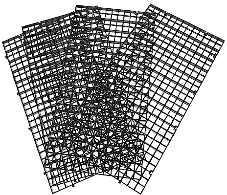 Toddmomy 4pcs Fish Tank Divider Grid Aquarium Bottom Filter Isolation Plate for Breeding and Separation Easy to Install for Enhanced Water Construction