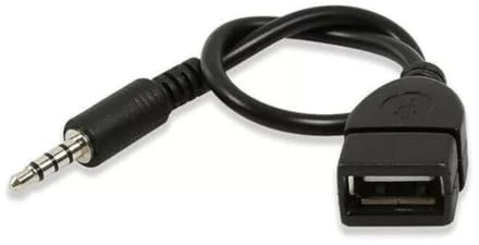 USB 3.5mm to AUX Audio Dongle Jack Adapter converter to USB 3.0 Female to male aux Adapter Cable Cord for Car AuxPort, USB to Aux Audio Converter Cable Adapter Car Stereo Cable, for Mp3 Players