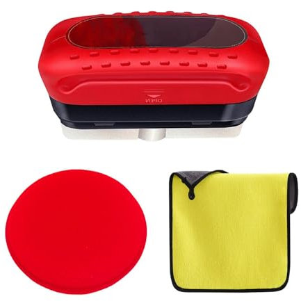 1 Brosse De Nettoyage De Film D'Huile, Livrée avec 1 Éponge De Cire Et 1 Chiffon De Nettoyage, Outils De Nettoyage De Voiture, Nettoyage De Vitres De Voiture, Accessoires De Voiture.