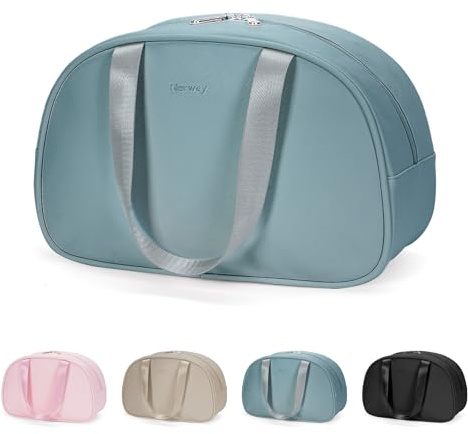 Kulturtasche Damen Gross, Kulturbeutel Groß Damen Kosmetiktasche Volle Größe Waschtasche Make up Tasche Organizer für Kinder and Frauen (Graublau)