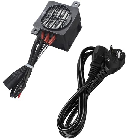 PTC Chauffage à air avec prise 100 W 220 V, ventilateur de voiture isolé PTC, à température constante, élément chauffant à température constante 60 mm PTCYIDU