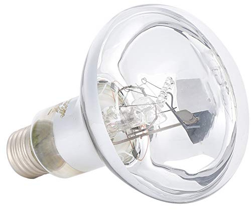 BAOFUYA Lampe Chauffante pour Reptiles 220-240V 80W, Ampoule de Chauffage UVB Lézard Amphibiens pour Animaux de Compagnie