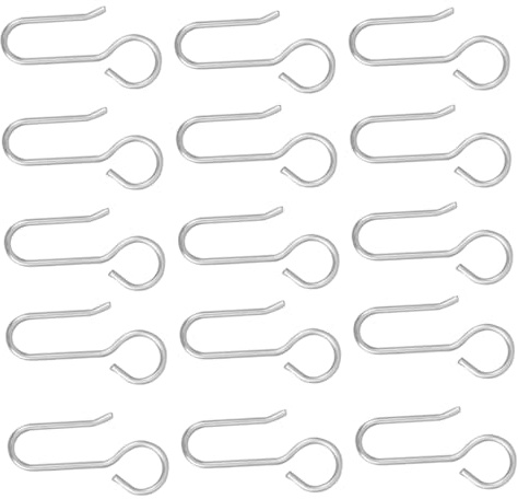 Cabilock 50pezzi Ganci per Binari per Tende da Soffitto Pz Resistenti per Tende e da Doccia Accessori da Bagno per Casa