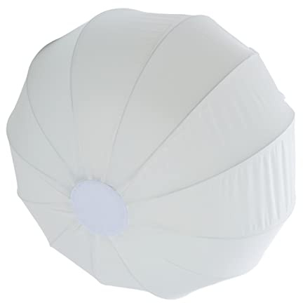 lyrlody Softbox Pieghevole Stile Lanterna, Softbox a Forma di Palla Artigianato Professionale Ampia applicabilità per la Trasmissione in Diretta per la Registrazione Video di Microfilm (50 cm)