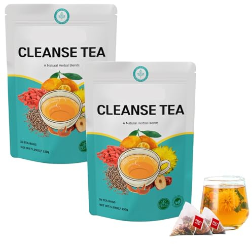 Bolsas De Mezcla Té Hierbas, 30 Bolsitas, Cafeína Floral Con Semillas Cassia, Crisantemo, Madreselva, Cáscara Naranja, Regaliz(2pcs)