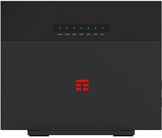 T I M HUB Pro Sercomm Wi-Fi 7 Modem Routeur uniquement pour FTTH fibre optique jusqu'à 2,5 Gbps, dernière génération WiFi (IEEE 802.11be) FG4278A Design compact