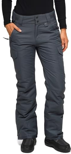 Arctix Women's Snow Sports Insulated Cargo Pants, Steel, Medium