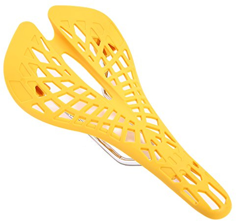 UNISTRENGH Bike Seat Line Race Saddle Lightweight MTB Bicycle Cushion (Yellow)