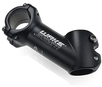 CYSKY Bike Stem 45 Degree 31.8 90mm MTB Stem Bicycle Handlebar Stem Riser for Mountain Bike, Road Bike, Most Bicycle,MTB, BMX(Aluminum Alloy, Black)