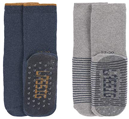 Lässig 1532002962-23 Strumpor Unisex Barn, Blå/Grå, 23-26