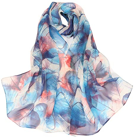 Ecroon Sciarpa Donna Moda Leggero Morbido Confortevole Protezione Solare Elastico Scialli per Testa e Collo Leggero Neckerchief