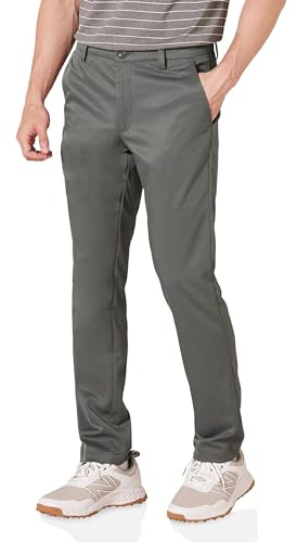 Amazon Essentials Pantalon de Golf Gardant Son Extensibilité Toute la Journée, Coupe Ajustée Homme, Gris, 34W / 32L