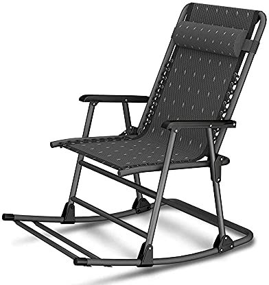 WANWEN Renovierungshaus Schaukelstuhl Loungesessel Mittagspause Klappbett Lazy Couch Multifunktionale Sonnenliege Zusammenklappbar Little Surprise