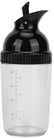 Salladsdressing Mixerflaska, Salladsdressingshaker, Salladsdressingflaska 200 Ml Salladsdressingshaker Salladsdressingbehållare (Svart)