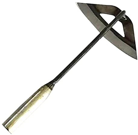 Wudaizhi Soil Loosening Hoe Hardened Hollow Hoe for Weeding Long Handle Garden Tool Easy Weeding Garden Gadget