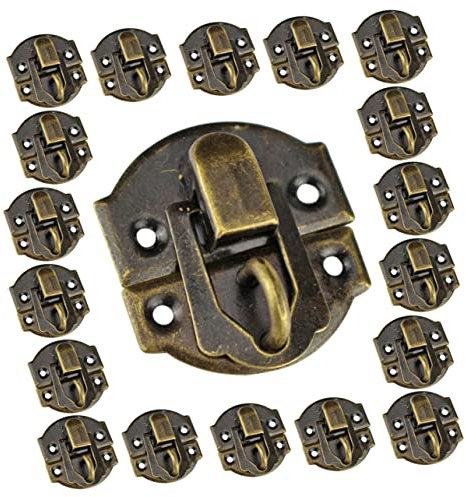 DOITOOL 30stücke Teiliges Vintage Holzbox-verschluss- Antiker Dekorativer Schlossriegel Für Schmuck- Wein Aufbewahrungsboxen Für Schränke Und Möbeldekor