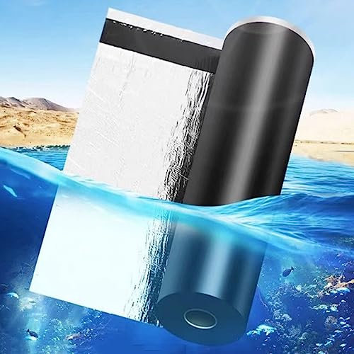 Selbstklebend Bitumen Aluband Reparaturband Dichtband,Reparaturband Tape Alu Folie Zur Reparatur,für Dachleckage,Oberflächenriss,Fensterbankspalt,Breite X Länge (0.2x1m)