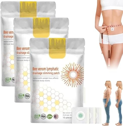Bienengift Schlankheits-Pflaster, Bienengift, Lymphdrainage, Bienengift, Lymphpflaster, Bienengift, Lymphdrainage und Schlankheitspflaster (3 Box)