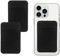 Portefeuille de Cartes de Téléphone,2 Pcs Porte Cartes pour Téléphone Porte Cartes Adhésifs pour Téléphone Porte Carte Adhesif Portable Stick sur Porte Cartes pour Smartphones