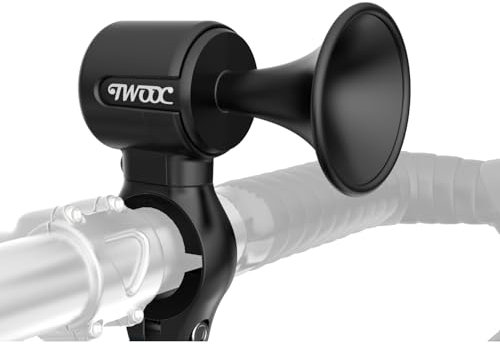 BSSOK Fahrradklingel Elektrisch Laut 120dB 1 Ton Modus Fahrrad Hupe Elektrisch IPX4 Wasserdicht für Erwachsene Kinder MTB Fahrrad/Rennrad/BMX/Elektroroller （Typ-C Wiederaufladbar）