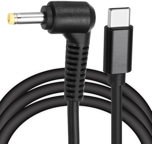 QUARKZMAN Cavo Ricarica Veloce USB C a DC PD Power 4,0 x 1,7mm 65W/12V Nero | Cavo Alimentazione DC, Ingresso Tipo C 3A Jack Adattatore Convertitore per Router, Fotocamera, TV Box