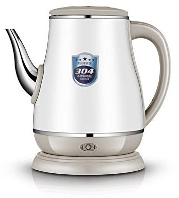 KXQYIKYI 1350W High Power Electric Kettle, 304 Food Grade Stainless Steel, 2L, Boil-Dry Protection And Auto Shut-Off, BPA Free (Color : Gray) vision