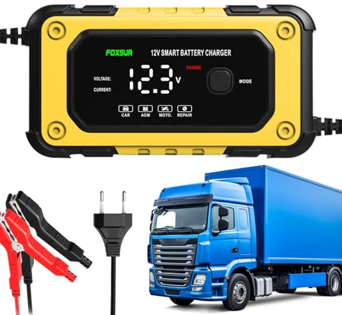 Avviatore Portatile per Batterie Auto | Starter Portatile per Autoveicoli - Dispositivo 12V per Emergenze Stradali, Garage, Camion con Motore Potente