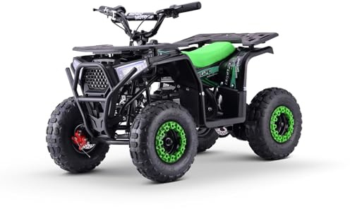 ATV - ficka fyrhjuling för barn Beneo Motors elektrisk ESCAPE grön - 800W