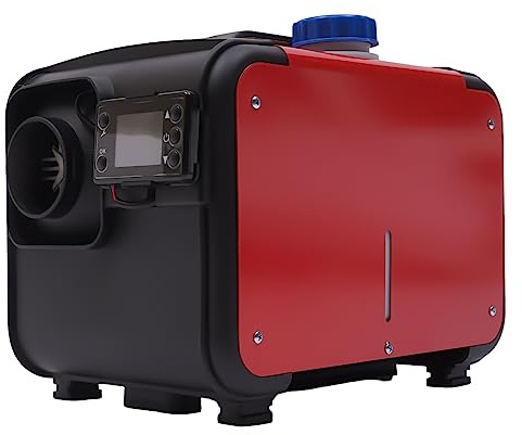 Chauffage diesel 5 kW 12 V, chauffage de nuit pour camping-car, caravane, camping-car, camion, bateau – Chauffage rapide, télécommande, faible bruit, autonomie 24 h, réservoir 1,1 gal, affichage LED