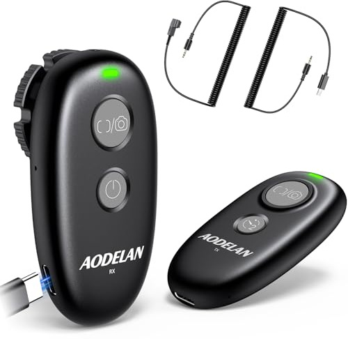 for Sony Camera Rechargeable Remote Shutter Release - AODELAN Wireless & Wired Remote Control for Sony A7 IV, A7R V, A7S III, A9 III, FX3, FX2,A1, A1 II, RX100 VI, RX10 IV, A7RIVA, A7RIIIA, A9 II